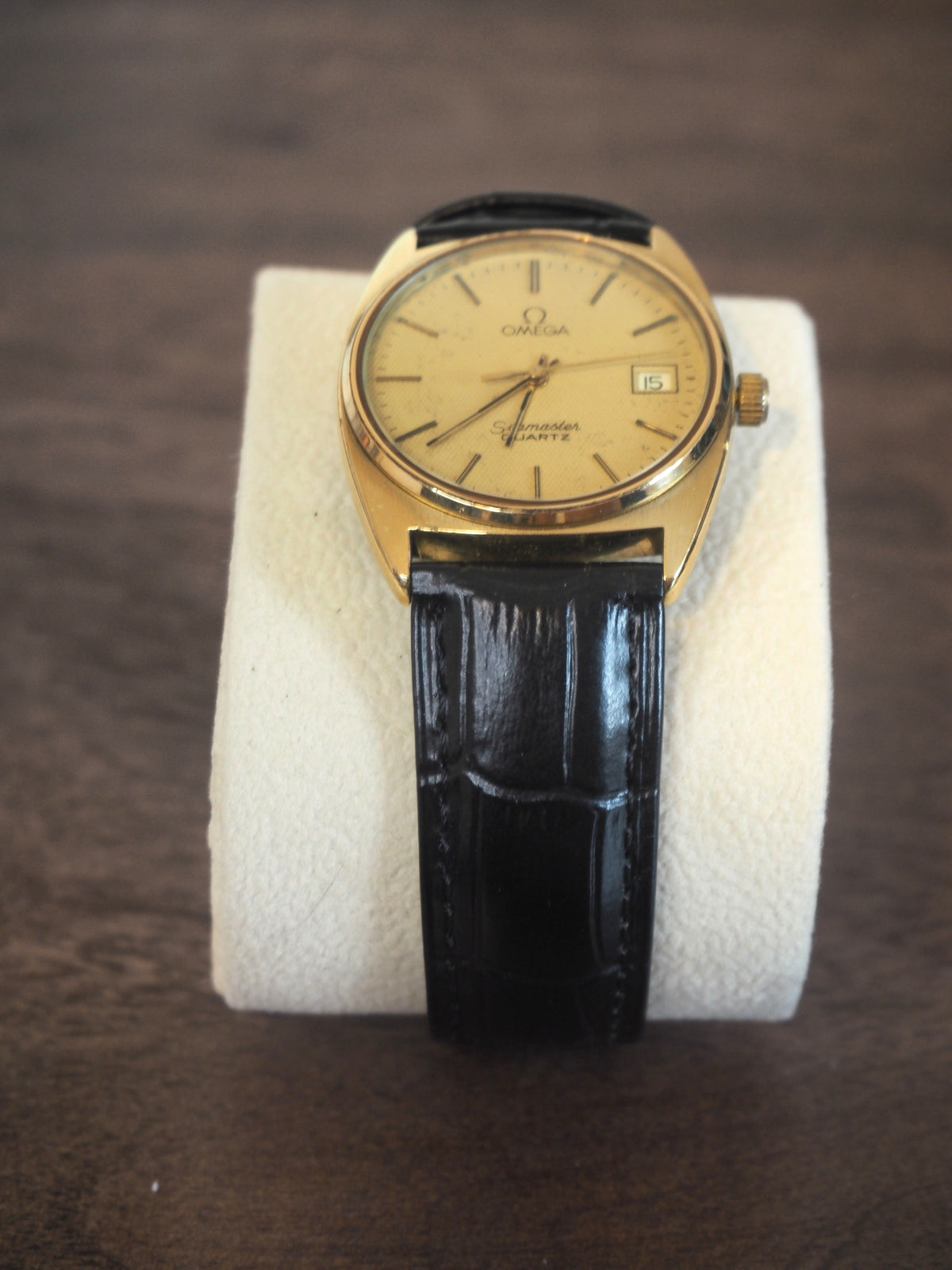 Omega Seamaster Quartz cal. 1342, plaqué or