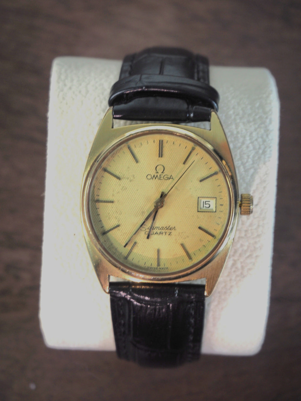 Omega Seamaster Quartz cal. 1342, plaqué or